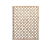 Celosía De Madera Tratada para Decoración De Terrazas, Jardines y Exteriores (114x92 cm)