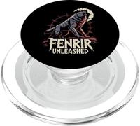Celta Fenrir Lobo Mitología nórdica Vikingo nórdico PopSockets PopGrip para MagSafe