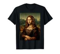 Celta Mona Lisa Pintura Famosa Arte Parodia Renacimiento Camiseta