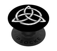 Celta Trinidad Espiritual Símbolo Tierra Sol Luna Naturaleza PopSockets PopGrip Adhesivo