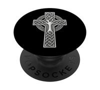 Celtic Cross - Símbolos celtas - Católico PopSockets PopGrip Adhesivo