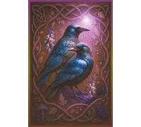 Celtic Crow Journal - Sunset Edition 6″ × 9″ (150 Lined Pages): Norse Corvid Raven Songbird Writing Notebook for Manifestation, Gratitude, Dream & Shadow Work, Tarot Journaling