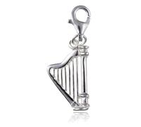 Celtic de Arpa de irlandés carcasa rígida-cierre de lámpara de techo - 925 plata esterlina para - Thomas Sabo estilo para pulsera - se envía en Box o un de regalo bolsa de regalo de