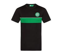 Celtic FC - Camiseta Oficial de Entrenamiento - para Hombre - Poliéster - Rayas Negro/Verde - 3XL