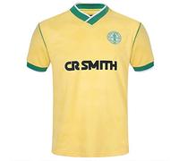 Celtic FC - Camiseta para Hombre de la Temporada 1988 - Producto Oficial Retro - Primera/Segunda equipación - Amarillo - XL