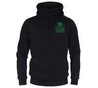 Celtic FC - Sudadera Oficial con Capucha y Cierre de Cremallera - para Hombre - Forro Polar - XL