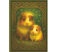 Celtic Guinea Pig Journal - 8.5" × 11" Furry Friend Edition (120 Lined Pages): Adorable Pet Notebook with Norse Borders, Mystical Journaling Themes! A ... Companion Diary or Whimsical Gift Idea!