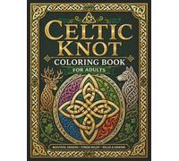 Celtic Knot Adult and Young Adult Coloring Book of Animals 20 pages Single Side