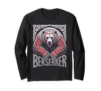 Celtic Knotwork Berserker Bear Nordic Warrior Viking Spirit Manga Larga