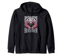 Celtic Knotwork Berserker Bear Nordic Warrior Viking Spirit Sudadera con Capucha