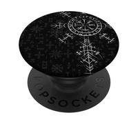 Celtic Lucky Charm Viking Brújula Vegvísir - Celtic Vegvisir PopSockets PopGrip Adhesivo