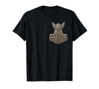 Celtic Nordic Viking: Thor Hammer Mjolnir Camiseta