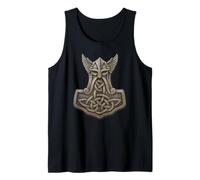 Celtic Nordic Viking: Thor Hammer Mjolnir Camiseta sin Mangas