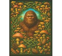 Celtic Sasquatch Journal - 8.5″×11″ Forest Cryptid Edition (150 Lined Pages): Bigfoot Yeti Writing Notebook, Mushrooms, His Woodland Family & Cougar - ... Dreamers, Oracle & Tarot Card Records!