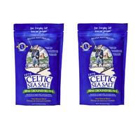 Celtic Sea Salt Bolsa sellable, ideal para cocinar y hornear, encurtido o acabado, sin gluten, kosher 1 lb. (2 pack) Molido fino