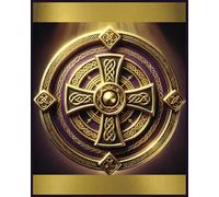 Celtic Shield Gold and Purple Journal