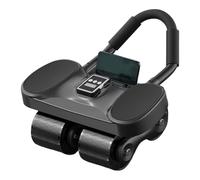 Celuicion Abdominales Roller con coderas, herramienta de fitness silenciosa | Soporte de con rebote automático para principiantes en casa gimnasio viaje