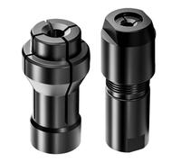 Celuicion - Adaptador de conversión para amoladora angular | Kit de conversión roscada de 2 piezas - Accesorios de portabrocas de 6 mm y 3 mm para trabajos de metalurería soldadura y mantenimiento