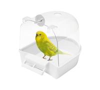 Celuicion Bañera para Pájaros, Bañera Bird Baño de pájaro Jaula Bañera Aves Bañera Colgante Suministros de Jaula de Pájaros Canarios Budgies y Loro