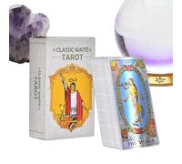 Celuicion Barajas de Tarot,78 Cartas de Adivinación | Juego de Adivinación para Entretenimiento en Hogar Viajes Fiestas y Eventos Sociales para Hombres y Familias