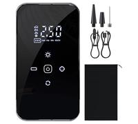 Celuicion Bomba de aire para neumáticos - Pantalla táctil Compresor portátil, inflador de neumáticos eléctrico recargable para ciclismo, moto, camión, montaña, offroad, camping, bicicleta de viaje