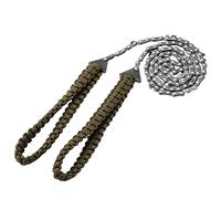 Celuicion Cadena de bolsillo - Cadena portátil de camping, multifuncional antideslizante para jardinería, senderismo y trabajos forestales