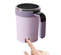 Celuicion Café autoagitador | Contenedor para mezclar con pantalla de temperatura portátil - con mezcla automática, para leche, chocolate, bebidas, cumpleaños, Navidad, bar, casa, oficina, cocina