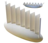 Celuicion Cinkle Cortador de patatas, cortador ondulado - Picadora ondulada portátil,Impresión 3D Crepúsculo portátil Crinkle Crinkle para el almuerzo Preparación de ensalada Preparación de