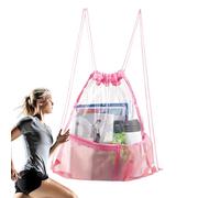 Celuicion con cordón, mochila de hombro ajustable - impermeable multifunción para natación, gimnasio, viajes, niños, actividades deportivas, trabajo, hombres y mujeres, Rosa,