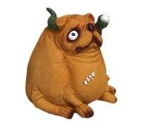 Celuicion Estatua de perro al aire libre - Escultura decorativa de oficina | Figura de perro zombie de resina Halloween Jardín Balcón Soporte de ventana Estante de noche