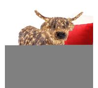 Celuicion Figuras de vacas | Modelo 3D que se de resina con altura de 28 centímetros | Decoración de exterior, decoración para césped, granjas, jardines, porches y fiestas navideñas