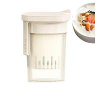 Celuicion Filtro de yogur - Filtro reutilizable para queso y yogur, accesorio de cocina reutilizable separador de leche pequeña para café, leche vegetal y alimentos