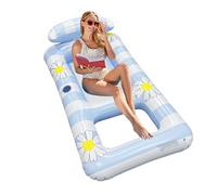 Celuicion - Flotadores de Piscina para Adultos, inflables para Adultos, sofá Cama Plegable para Vacaciones al Aire Libre, relajación, Playa, jardín y Piscina