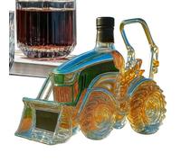 Celuicion Jarra de tequila | Botella de vino creativa 3D para tractor | Decantador Almacenamiento para Bar Hogar Familia Vitrina Decoración Whisky Amantes Pieza Decorativa