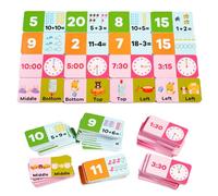 Celuicion Juegos De - Juguetes Educativos De Madera para Estimular Inteligencia,Set De Aprendizaje Preescolar para Niños 6-8 Años para Casa, Aula Y Viaje