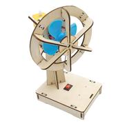Celuicion Kit Científico Juguete Educativo | Kit de Experiencia Ventilador Oscilante Educativo,Proyecto de Reflexión Lógica, Circuito de Madera Actividad de aprendizaje para Estudiantes en Casa o