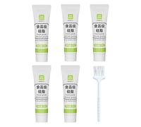 Celuicion Lubricante para Piscina | 5 Piezas de Grasa Multifunción - Lubricante Silicona Versátil Alimentario para Cartuchos de Grifo, Fontanería, Cocina y Junta Tórica