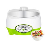Celuicion Maker de yogur automático, fabricante de yogur, Creador de yogur con control de temperatura ajustable, 1,2 L herramienta eléctrica eléctrica de bajo ruido de cocina de bajo ruido para