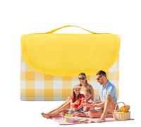 Celuicion Manta para exteriores | Manta de picnic impermeable, alfombrilla plegable con asa antideslizante, 150 x 198 cm para camping, vacaciones, festivales musicales, playa, piscina, balcón y