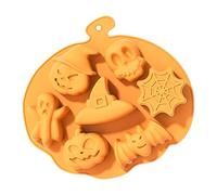 Celuicion Moldes De Galletas De Halloween | Molde De Chocolate Estilo De Miedo - Utensilios De Cocina Resistentes A Alta Temperatura Para Fiestas, Elaboración De Decoraciones De Pasteles, Jaleas Y