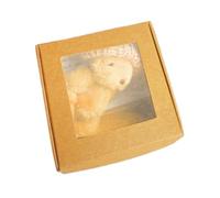 Celuicion Oso de Peluche Hecho a Mano en, compañero Suave y tranquilizador para la decoración del hogar con Tarjeta inspiracional para mesita de Noche, Escritorio de Coche