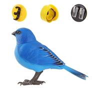 Celuicion Pájaros de Juguete para Niños | Pájaro Eléctrico Cantor - Mascota Electrónica Interactiva Realista para Escritorio Exterior Viaje Sala De Espera