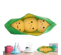 Celuicion - Pechuga de guisantes de peluche, juguete de peluche de guisantes | Lindos juguetes de peluche de guisantes,Diferencias de plantas de dibujos animados, diseño novedoso, verde cómodo suave