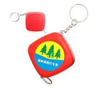 Celuicion Pequeña cinta métrica,Cinta métrica para árbol de regla retráctil - Regla retráctil de alta precisión árbol cinta con llavero para herramienta de jardín de medición de cuerpo