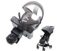 Celuicion Portarbotellas para cochecito, soporte para teléfono y portavasos para scooter | Soporte de doble uso giratorio 360° - Accesorios de bebé para andador, bicicleta y rollator