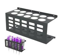 Celuicion - Portatubos de grasa, organizador de pared adhesivo | Soporte de tubos de acero de 11 agujeros para organización de garaje para casa taller