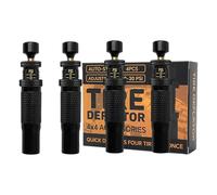Celuicion Purgador automático de aire de neumáticos, 4 unidades, válvula de drenaje portátil para mantenimiento de vehículos, viajes, exteriores, camping, garaje, hogar, motocicleta