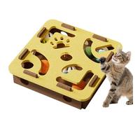Celuicion Puzzle de Gato de Juguete, Interactivo para Gatos, Tabla para rascar con Timbre, para Cachorros y Cachorros, dentición y Entrenamiento para Perros medianos para Apartamentos