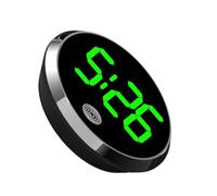 Celuicion Reloj de Coche - Reloj Digital Pequeño Táctil | Reloj De Pantalla LED Brillante Para Camping-Car Aula Viaje Y Vehículo
