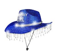 Celuicion Sombrero de para mujer - Sombrero de fiesta para cumpleaños de niña | Rhinestone transpirable para adultos Vacaciones
